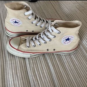 CONVERSE high top cream color